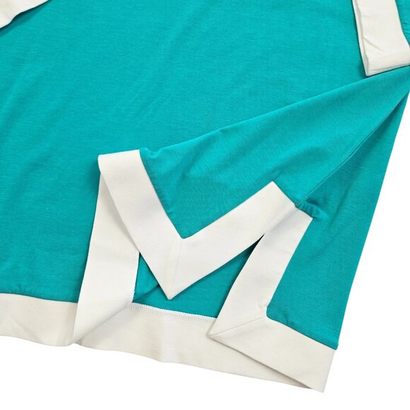 Soft Surroundings Women's Teal Tunic Top Size Petite Medium Excellent Condition - Picture 6 of 11